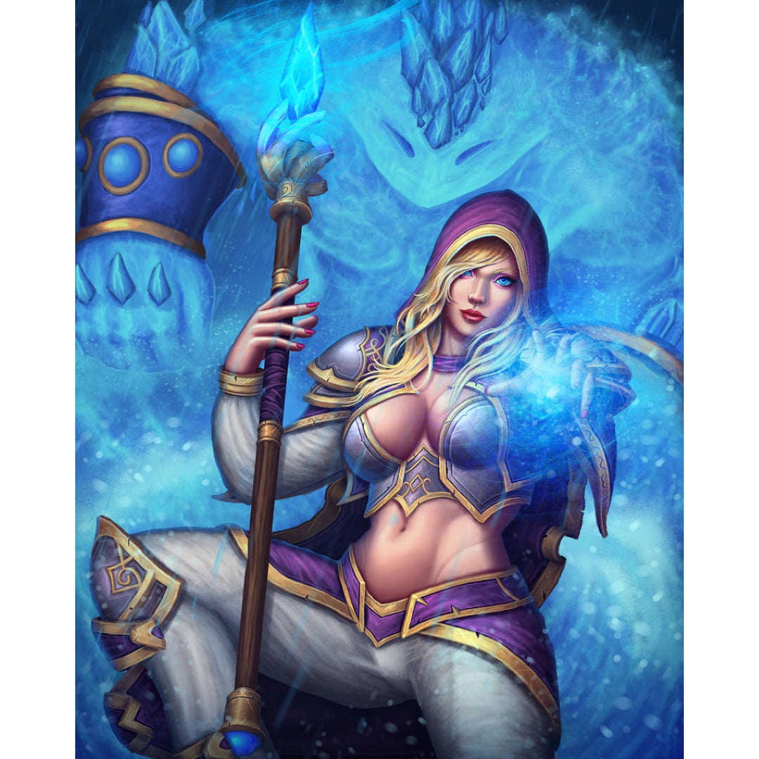 warcraft-hero-jaina-paint-by-number-kit