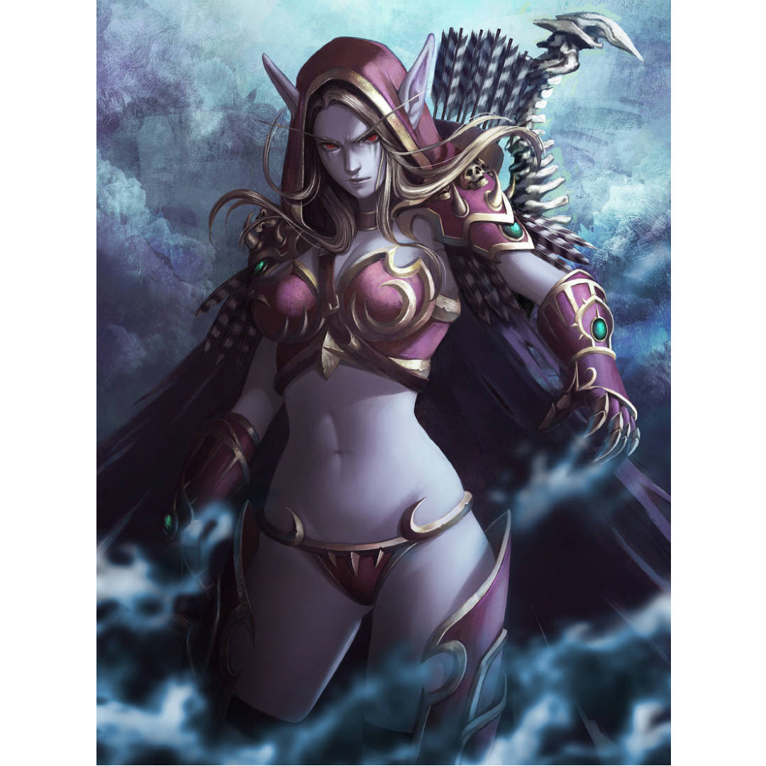 warcraft-hero-sylvanas-paint-by-number-kit