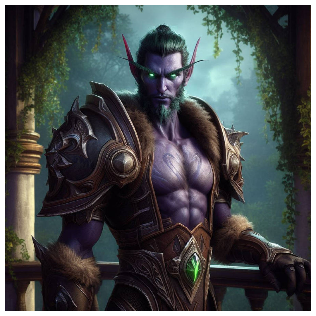 warcraft-highborne-night-elf-paint-by-number-kit