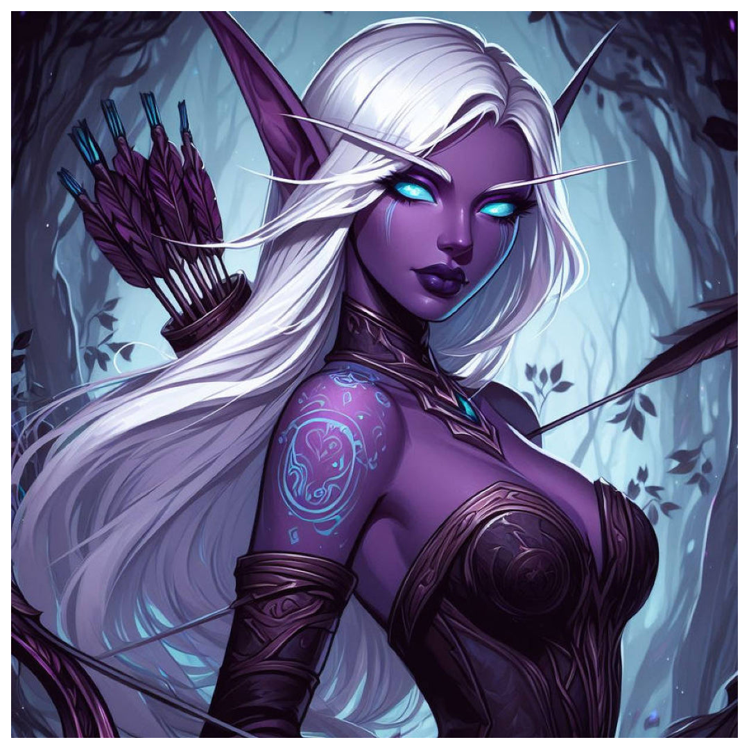 warcraft-huntress-of-the-moon-paint-by-number-kit
