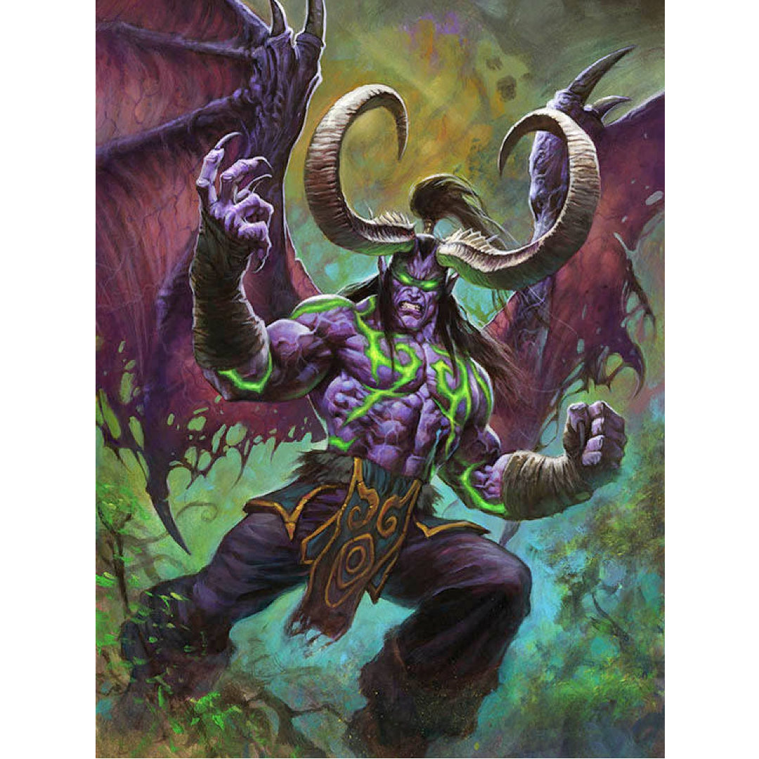 warcraft-illidan-stormrage-paint-by-number-kit