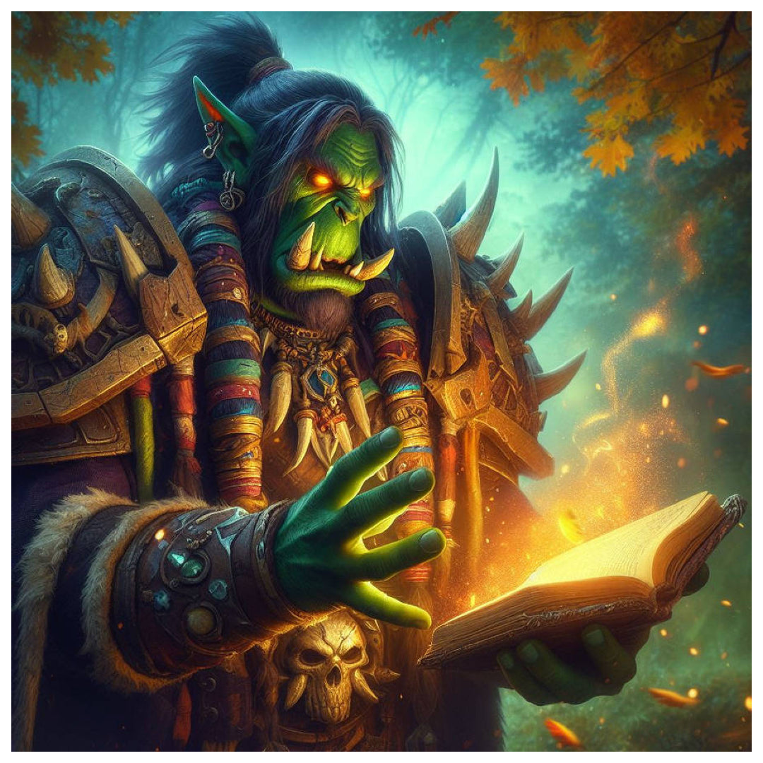 warcraft-ork-shaman-paint-by-number-kit