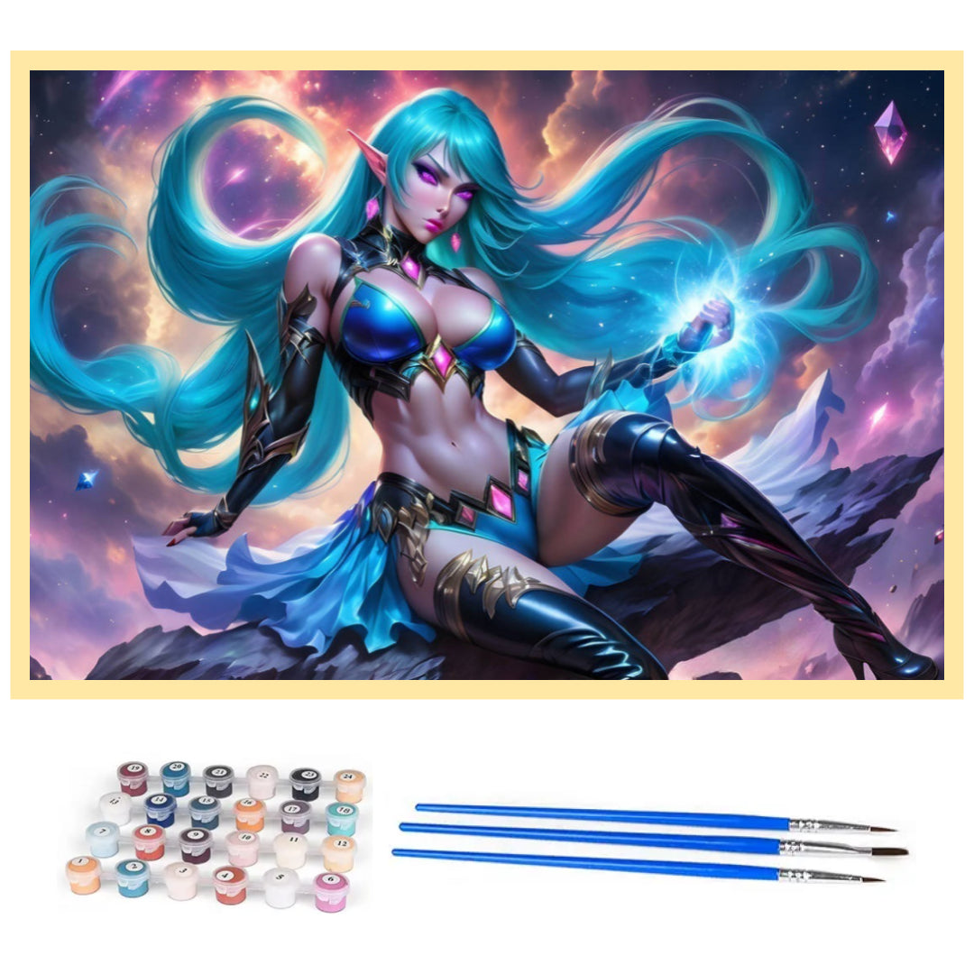 warcraft-siren-paint-by-number-kit