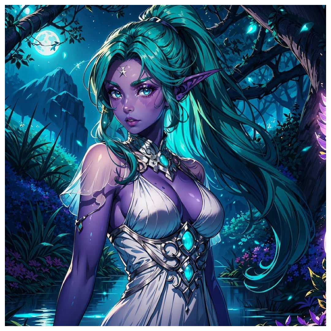 warcraft-tyrande-at-night-paint-by-number-kit