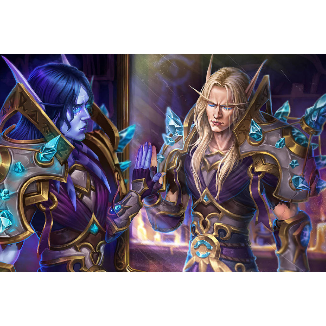 warcraft-void-elf-mirror-to-the-past-paint-by-number-kit
