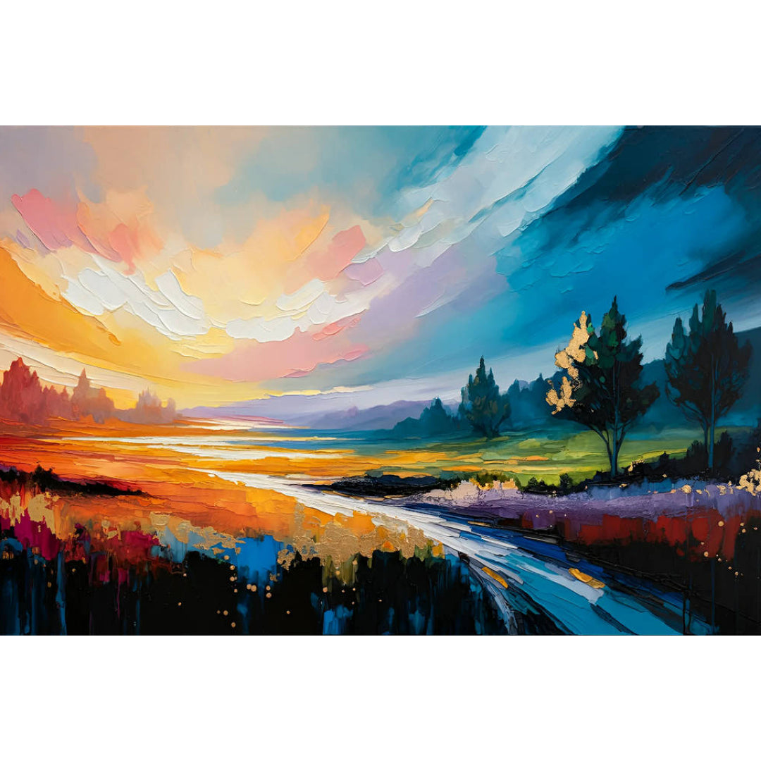 way-to-sunset-paint-by-number-kit