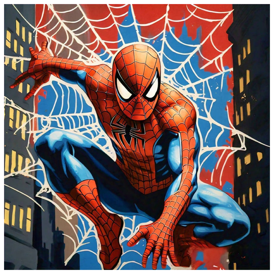 web-of-spiderman-paint-by-number-kit