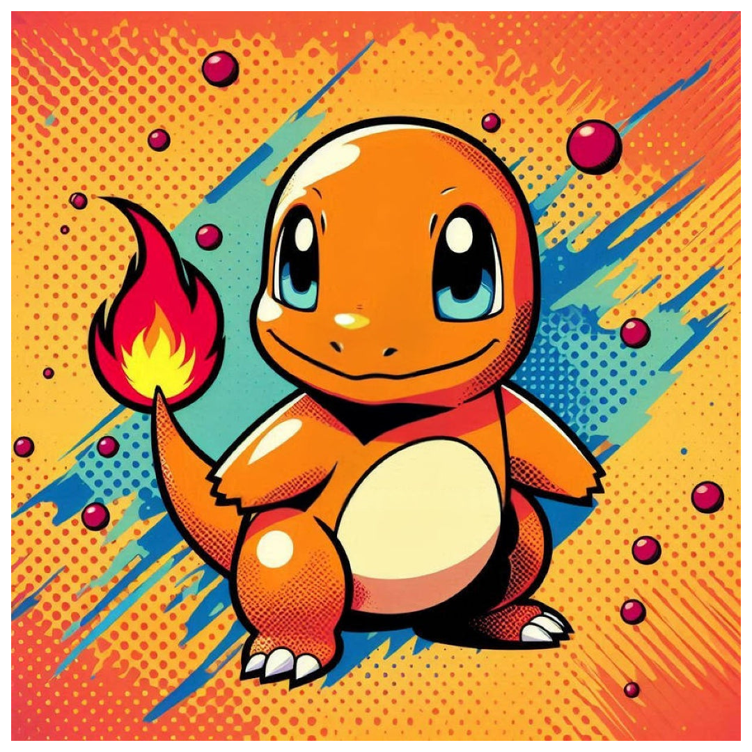 well-behaved-charmander-paint-by-number-kit