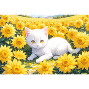 white-cat-yellow-flowers-paint-by-number-kit