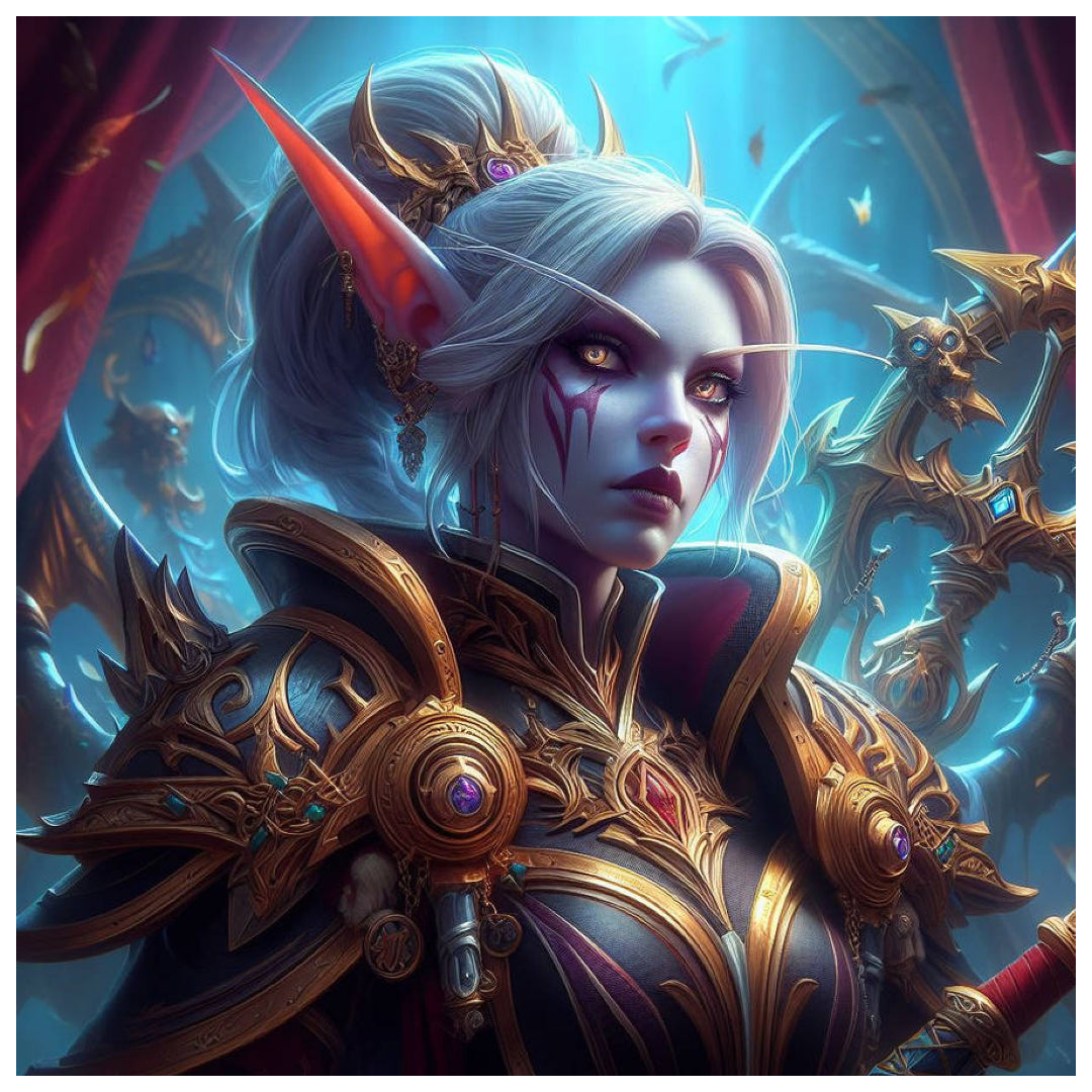 whitemane-warcraft-paint-by-number-kit
