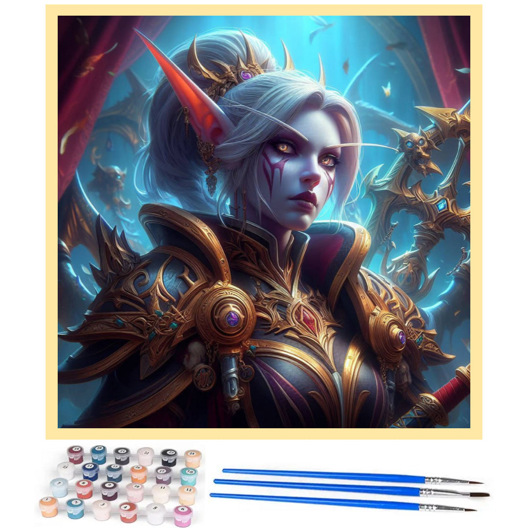 whitemane-warcraft-paint-by-number-kit