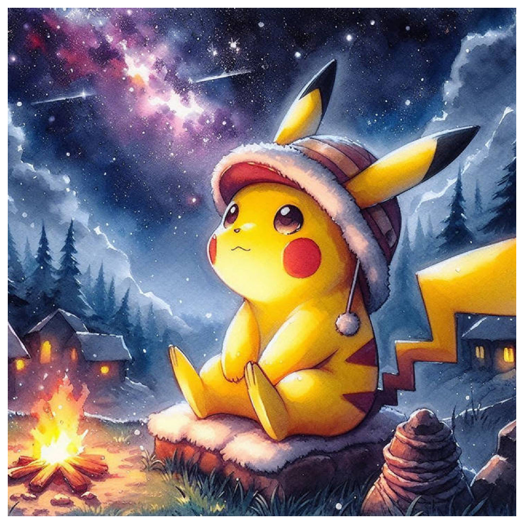 winter-sky-pikachu-paint-by-number-kit