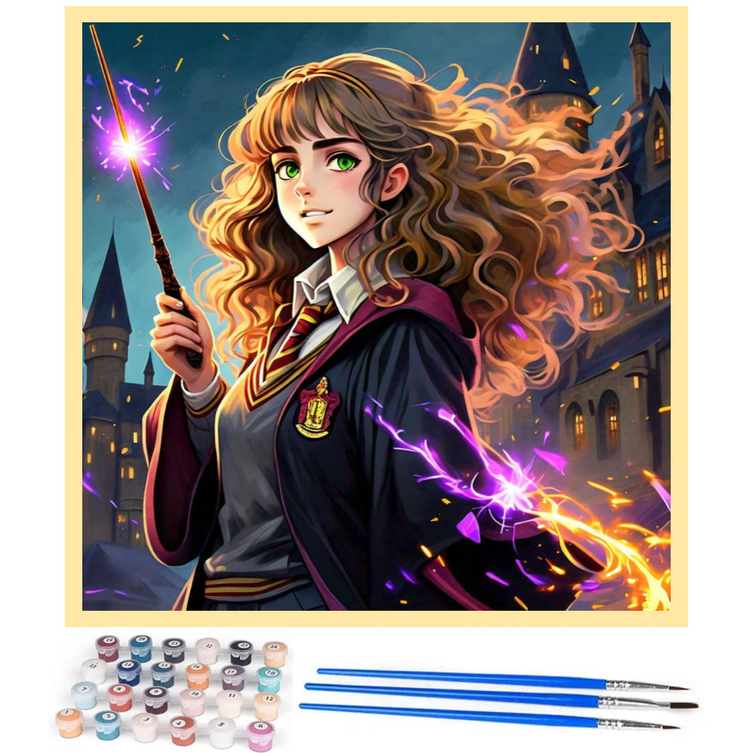 wizard-girl-hermione-paint-by-number-kit