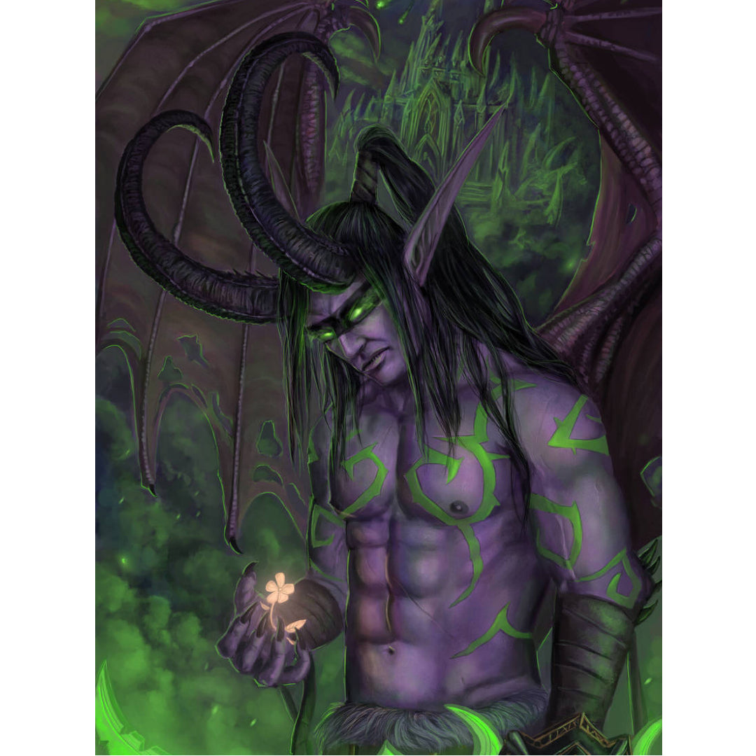 world-of-warcraft-illidan-paint-by-number-kit