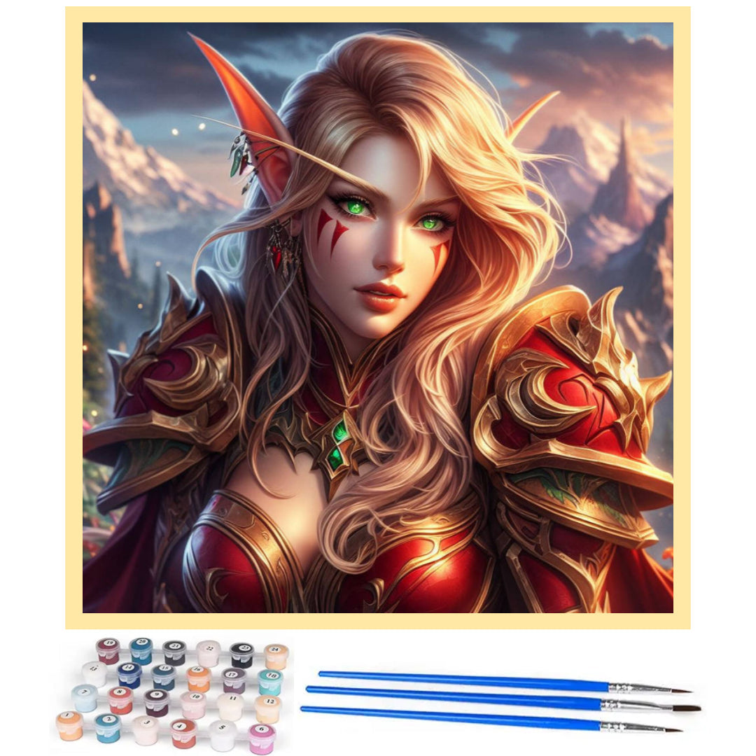 wow-blood-elf-paint-by-number-kit