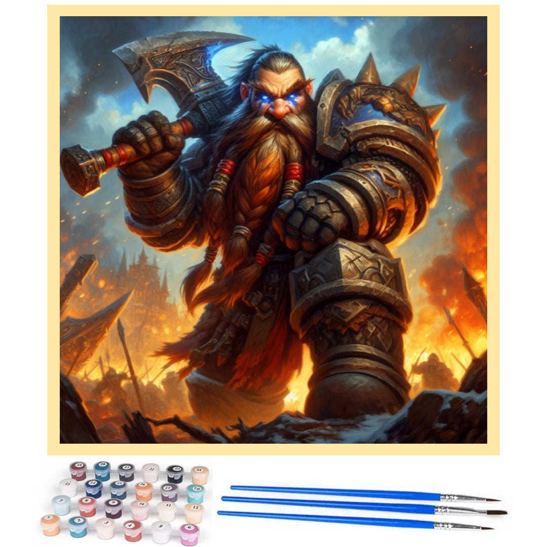 wow-dwarf-paint-by-number-kit