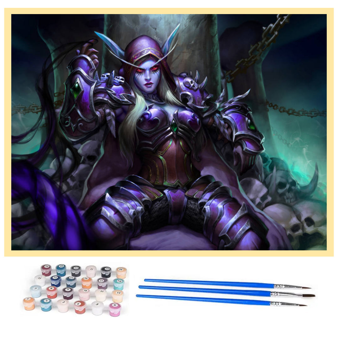 wow-sylvanas-paint-by-number-kit