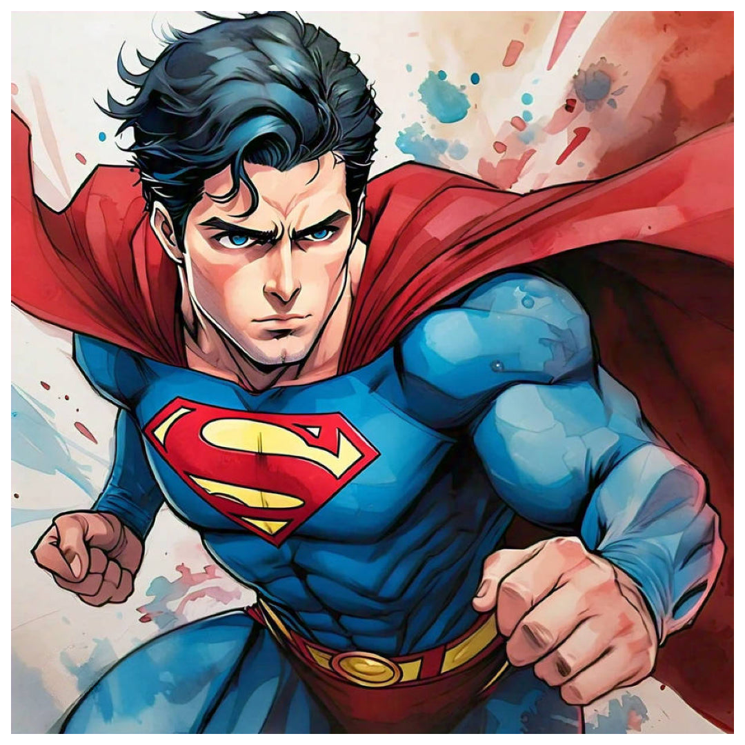 young-superman-paint-by-number-kit