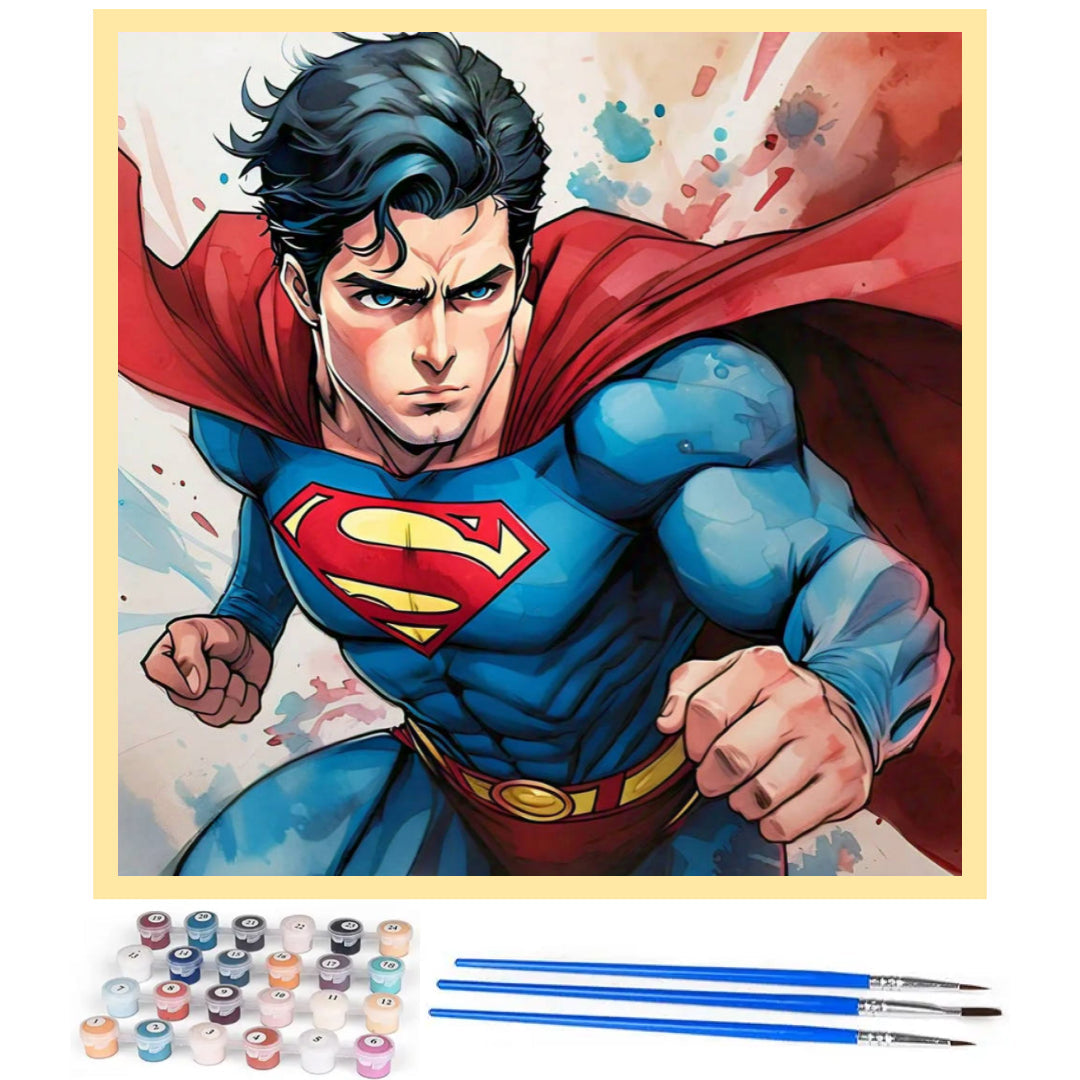 young-superman-paint-by-number-kit